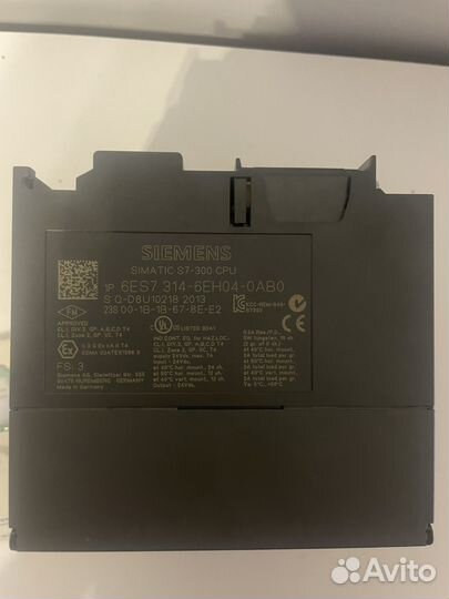 Контроллер siemens 6ES7 314-6EH04-0ABO