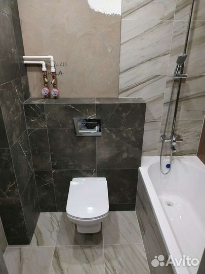 Укладка плитки, плиточник, ремонт ванной