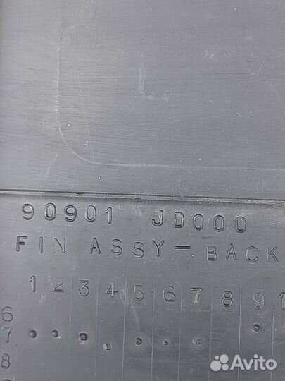 Обшивка крышки багажника Nissan Qashqai