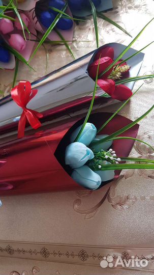 Мыльные букеты