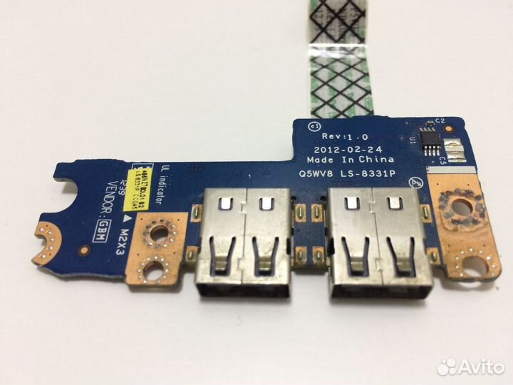 Плата USB ноутбука Acer V3-551G,V5-551G