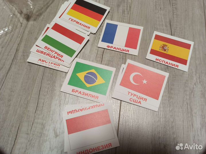 Настольная игра Флаги стран мира