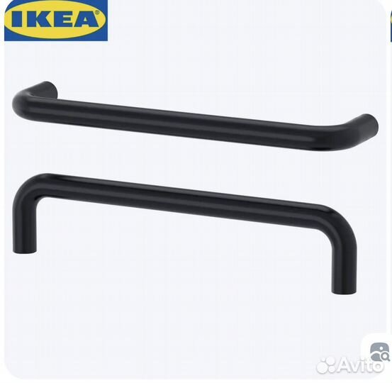 Ручка мебельная икеа bagganas 128мм