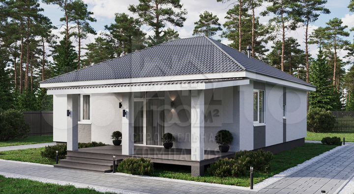 Коттедж 110 м² на участке 7 сот.