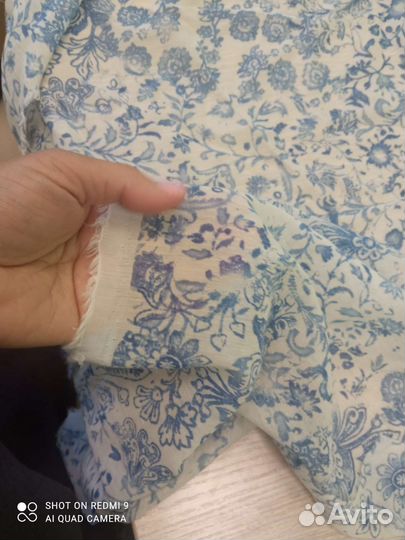 Ткань хлопок рубашечный итальянский