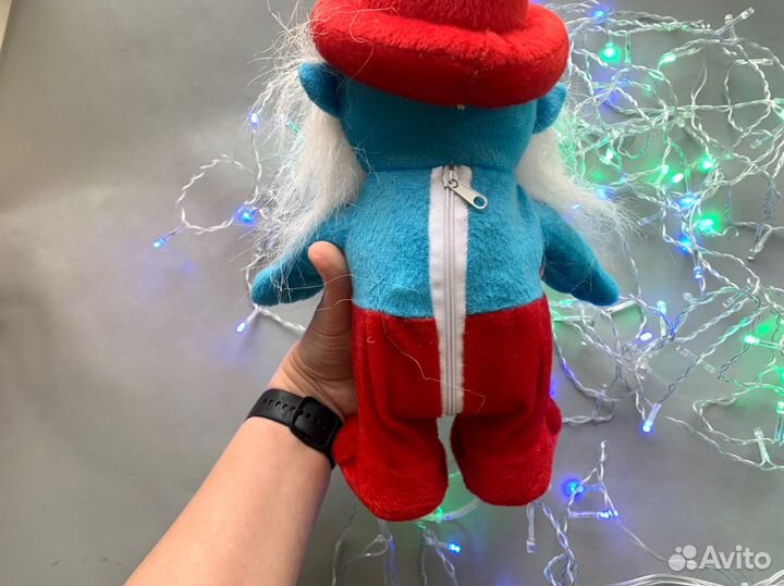 Мягкая игрушка смурфик интерактивная