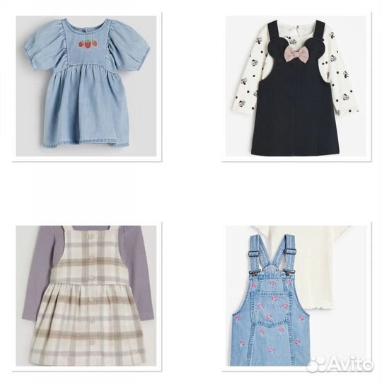 Платье для девочки H&M C&A 74 86 92 104 110
