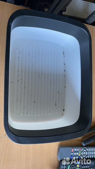 Контейнер лоток пищевой с крышкой