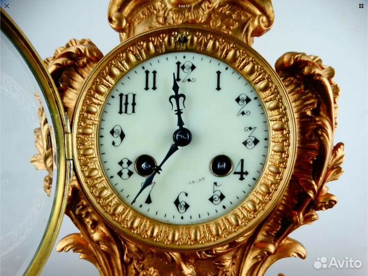 Часы каминные French Rococo Louis XV-Georges Verge