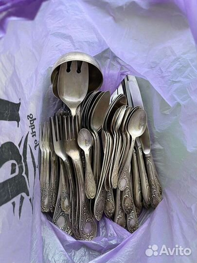 Столовое серебро СССР (серебро 875)