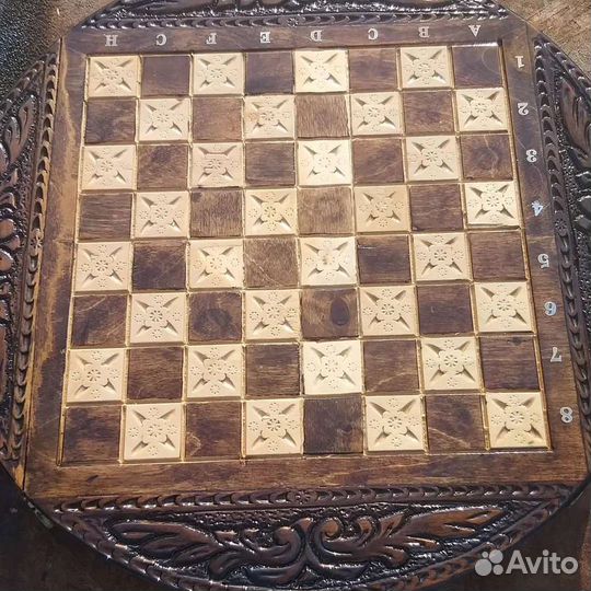Нарды шахматы ручной работы