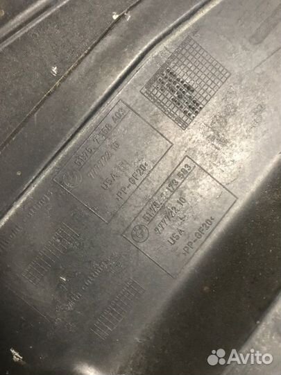 Защита днища кузова левая Bmw X6 E71 N54