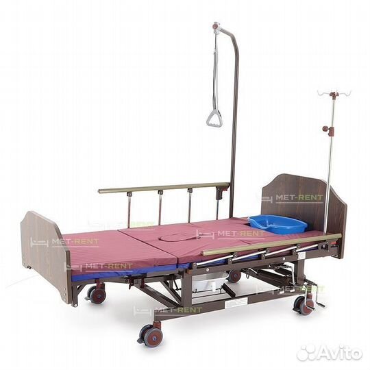 Кровать для лежачих больных бу функциональная +WC