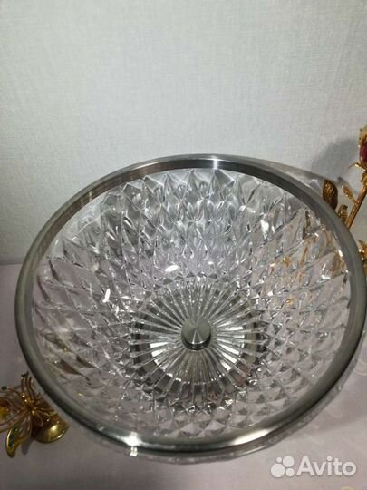 Вазы-салатники большие хрусталь