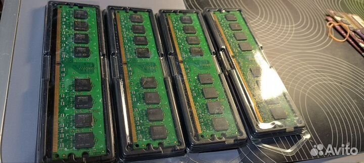 Отборная Оперативная память ddr2 1gb 4 штуки