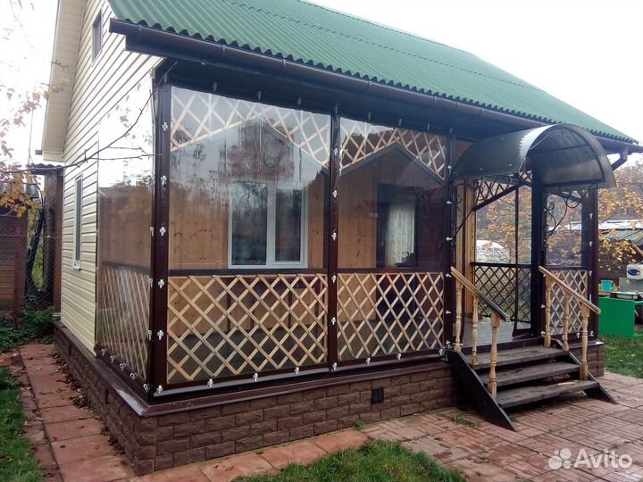 Мягкие окна для беседок, веранд