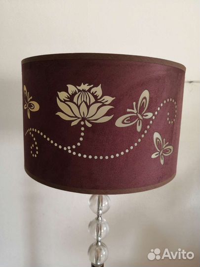 Торшер напольный с абажуром