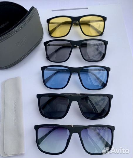 Очки emporio armani черная поляризационные