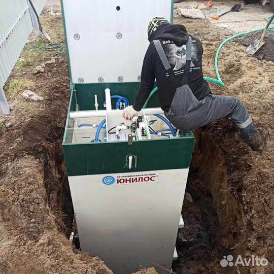 Септик монтаж в 1 день