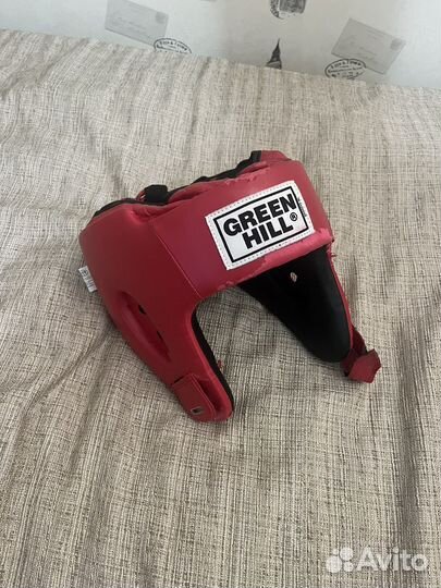 Шлем для бокса green hill