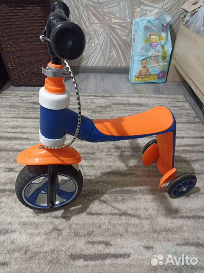 Детский велосипед, самокат 2в1