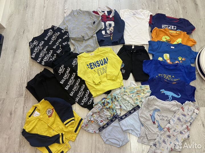 Вещи пакетом для мальчика 86-92