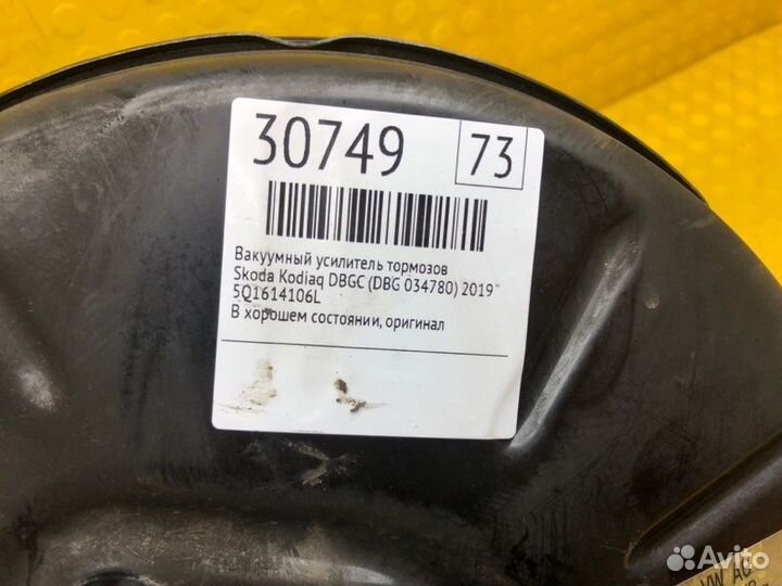 Вакуумный усилитель тормозов Skoda Kodiaq dbgc