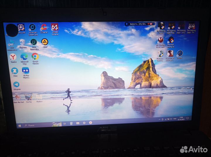 Ноутбук asus x550cl