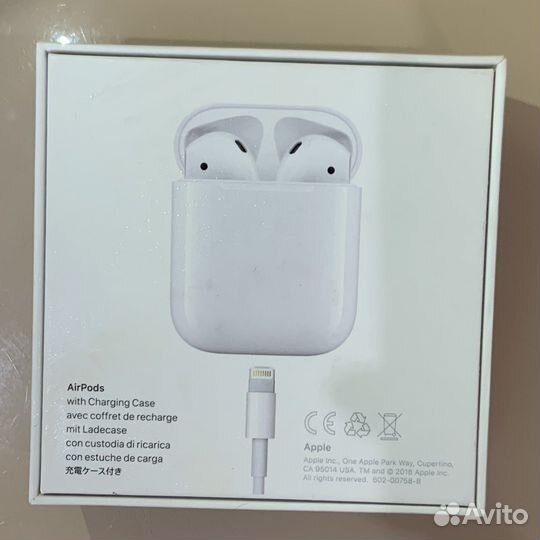 Беспроводные наушники apple airpods оригинал