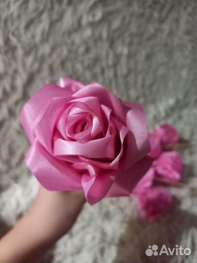 Букет из атласных лент