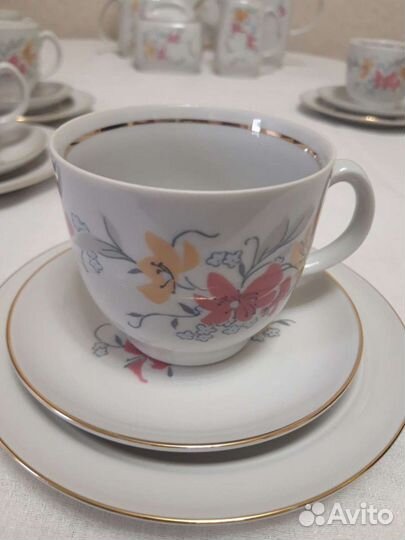 Сервиз Ильменау ilmenau костяной фарфор гдр