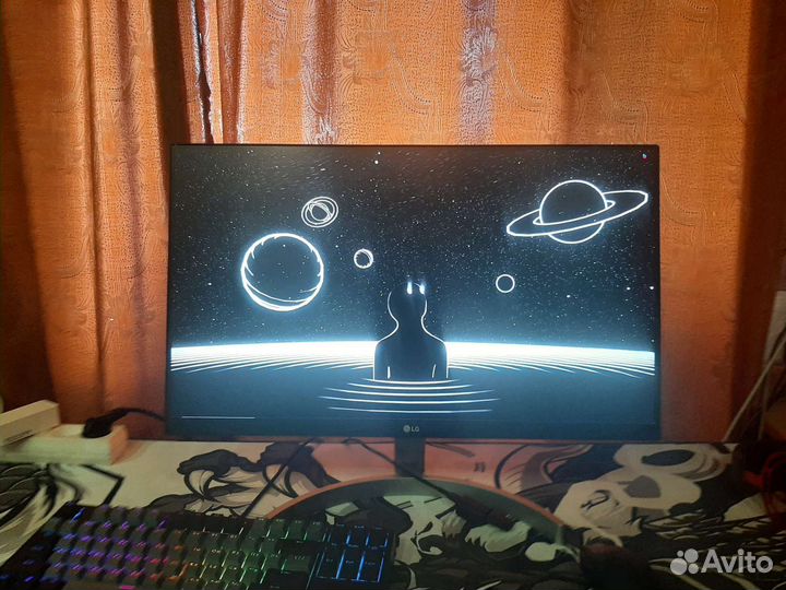 Монитор lg-24mk600m, ips, диагональ 24