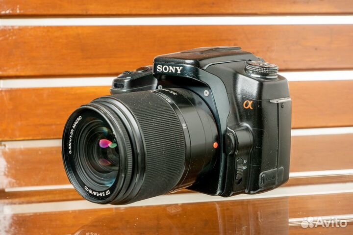 Фотоаппарат Sony A100 с объективом Sony DT 18-70