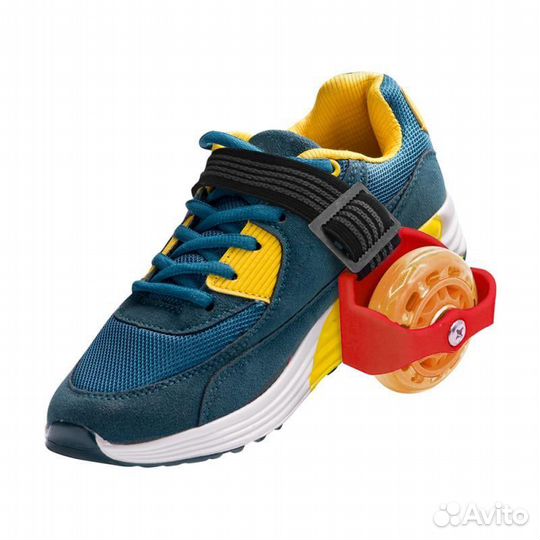 Роликовые коньки на обувь детские