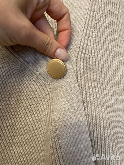 Кардиган удлиненный на пуговицах размер 44-46