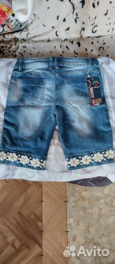 Шорты джинсовые