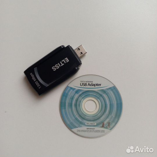 Wifi адаптер и CD диск