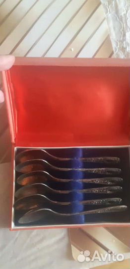 Чайные мельхиоровые ложки