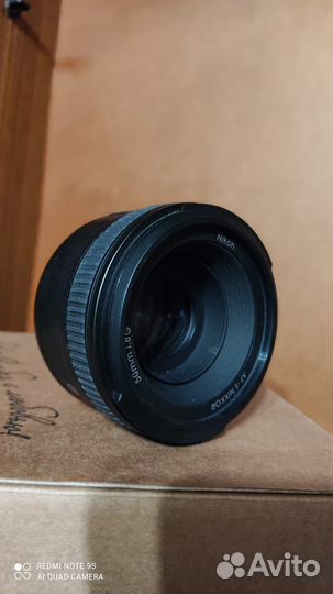 Объектив Nikon 50mm f/1.8G AF-S