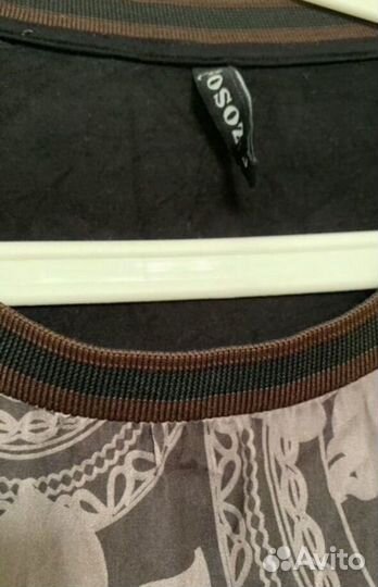 Джемпер необычного дизайна, большой размер