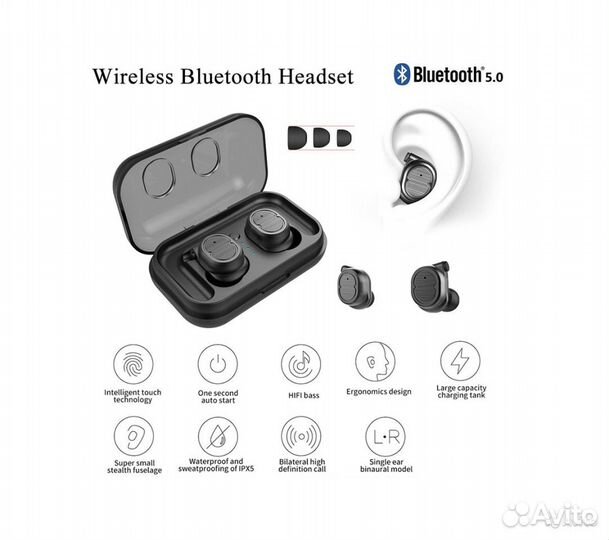 Bluetooth Стерео Гарнитура Chunnuo