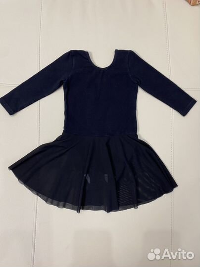 Гимнастический купальник с юбкой