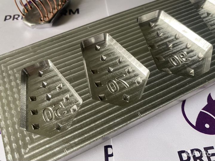 Форма чпу для литья кормушек с пружиной