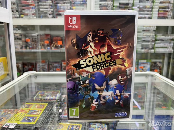 Sonic Forces игра Nintendo Switch Новый
