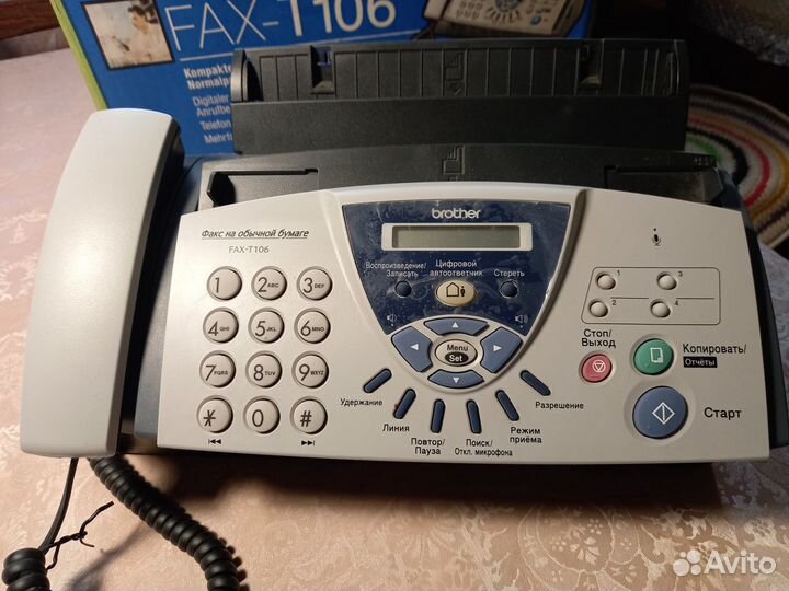 Телефон-факс brother-T106