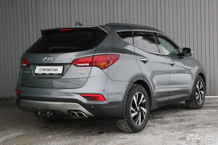 Hyundai Santa Fe 2.2 AT, 2017, 119 365 км