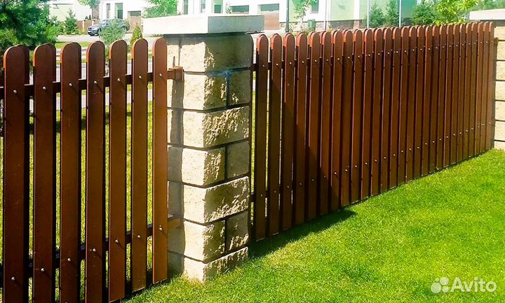 Забор металлический под ключ быстро