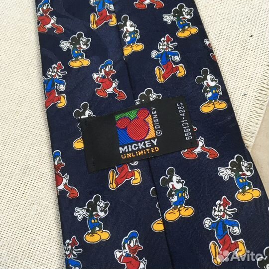 Винтажный галстук Mickey Unlimited