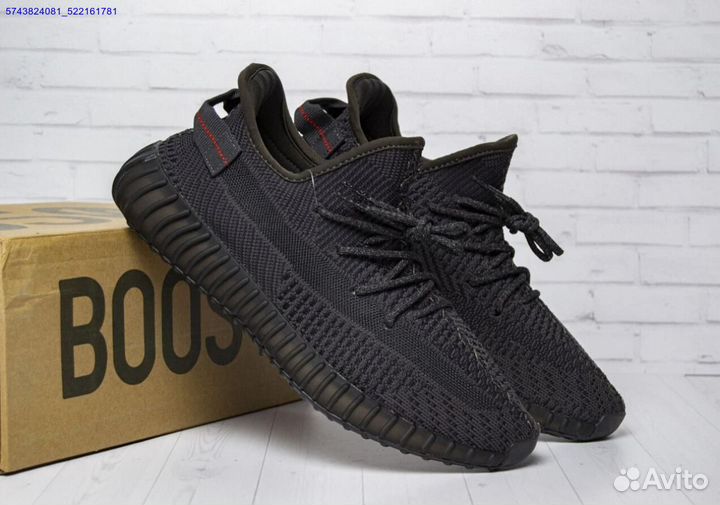 Adidas yeezy boost 350 v2 black размер 44 (Арт.291