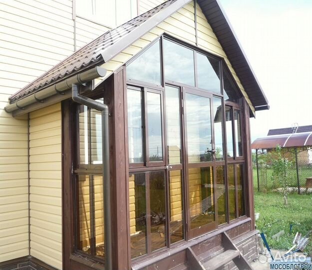 Балконные окна под обшивку и утепление балкона